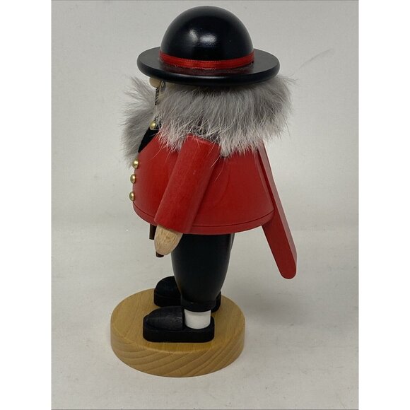 Richard Glasser Seiffen German Wooden Nutcracker Clock Maker Erzgebirgische 7.5” - Picture 4 of 9